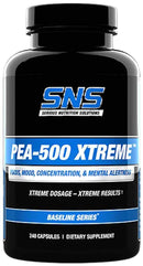 SNS Serious Nutrition Solutions PEA-500 Xtreme 240 caps|Focus|Mass For Life|