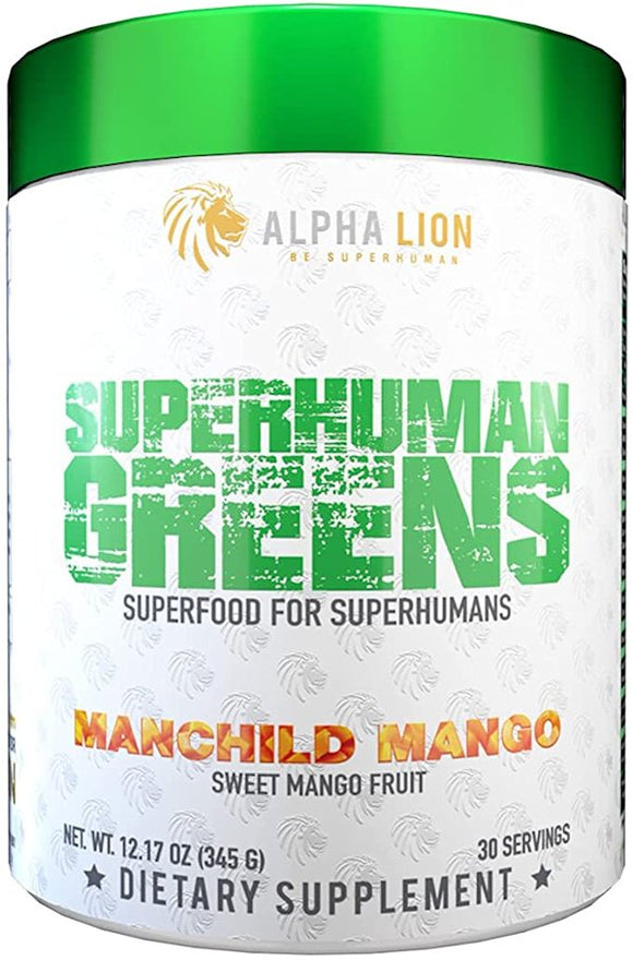 Alpha Lion SuperHuman Greens 40+SuperFoods|Greens - Superfoods|Mass For Life|