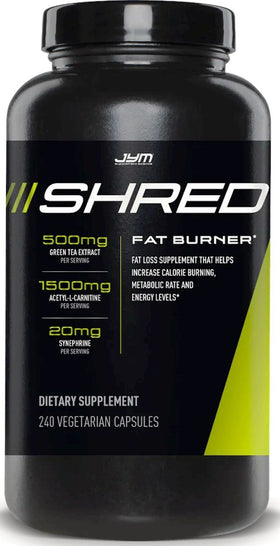Shred JYM Supplement Science Fat Burner 240 caps|Fat Burner|Mass For Life|