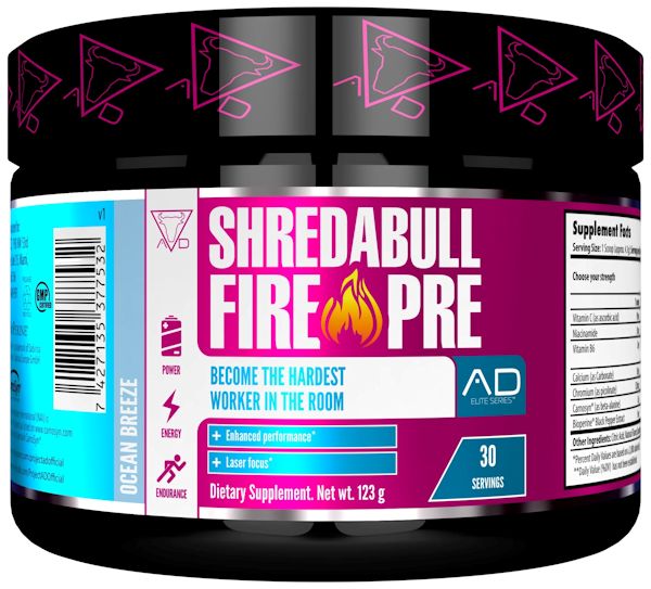 Project AD Shredabull Fire Pre-Workout ocean fact