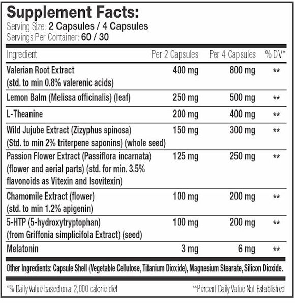 SNS Serious Nutrition Solutions Sleep Assist XT|Sleep Aid|Mass For Life|
