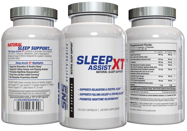 Serious Nutrition Solutions Sleep Assist XT natural herbs