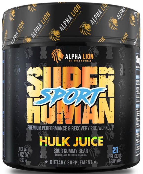 Alpha Lion SuperHuman Sport Recovery Pre-Workout|Pre Workout|Mass For Life|