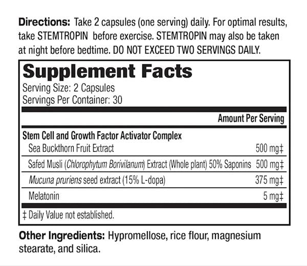 MuscleMeds Stemtropins fact