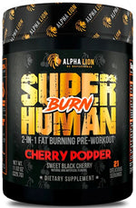 Superhuman Burn Alpha Lion fat burner cherry