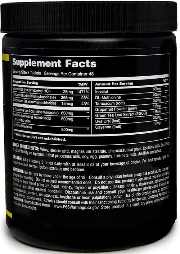 Universal Nutrition Super Cuts 3 132 Tabs|Fat Burner|Mass For Life|