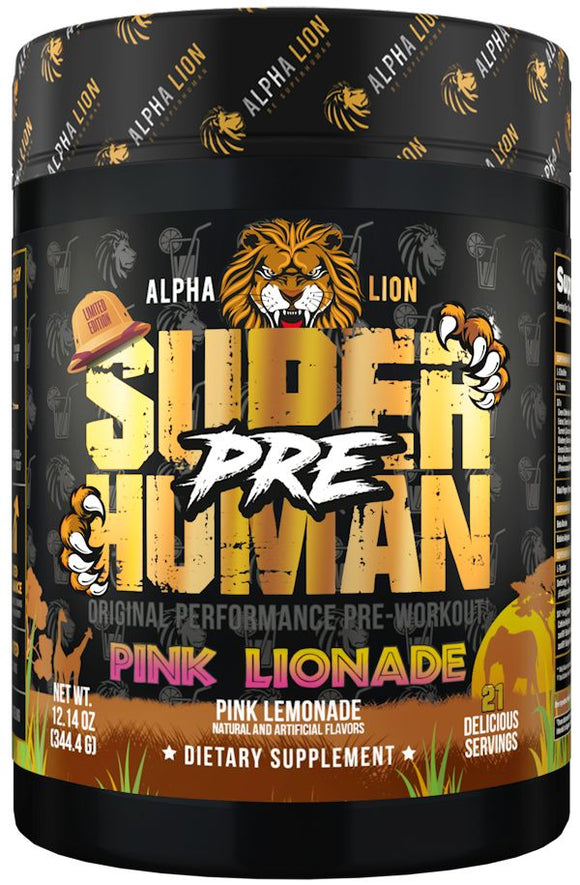 Alpha Lion SuperHuman Pre|Pre-Workout|Mass For Life|