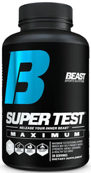 Beast Sports Nutrition Super Test Maximum|Test Booster|Mass For Life|