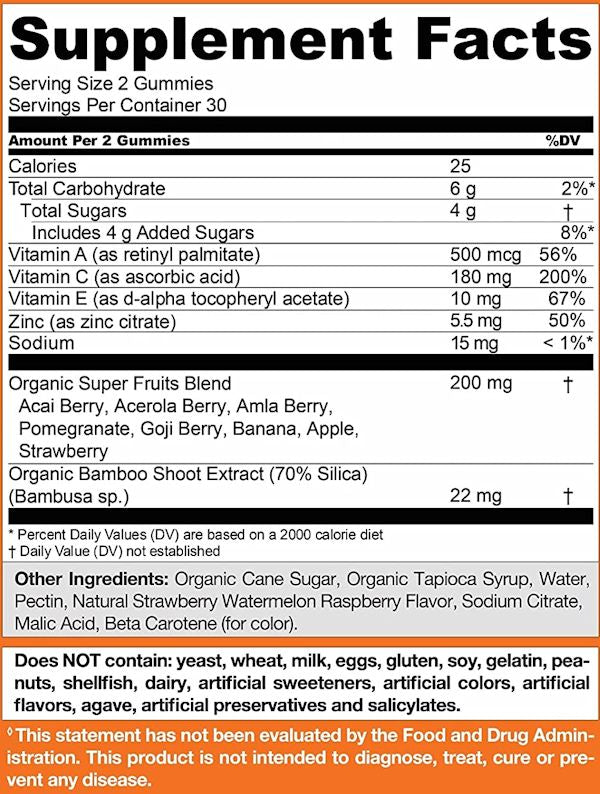 Goli Superfruit Gummies facts