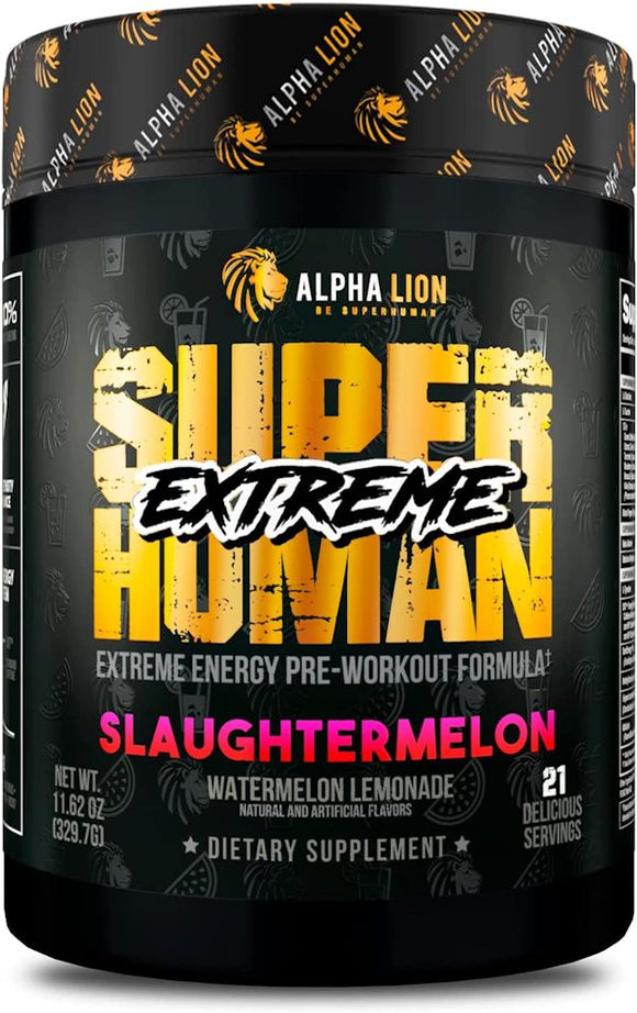 Alpha Lion Super Human Extreme Intense Energy Pre-Workout|Pre Workout|Mass For Life|