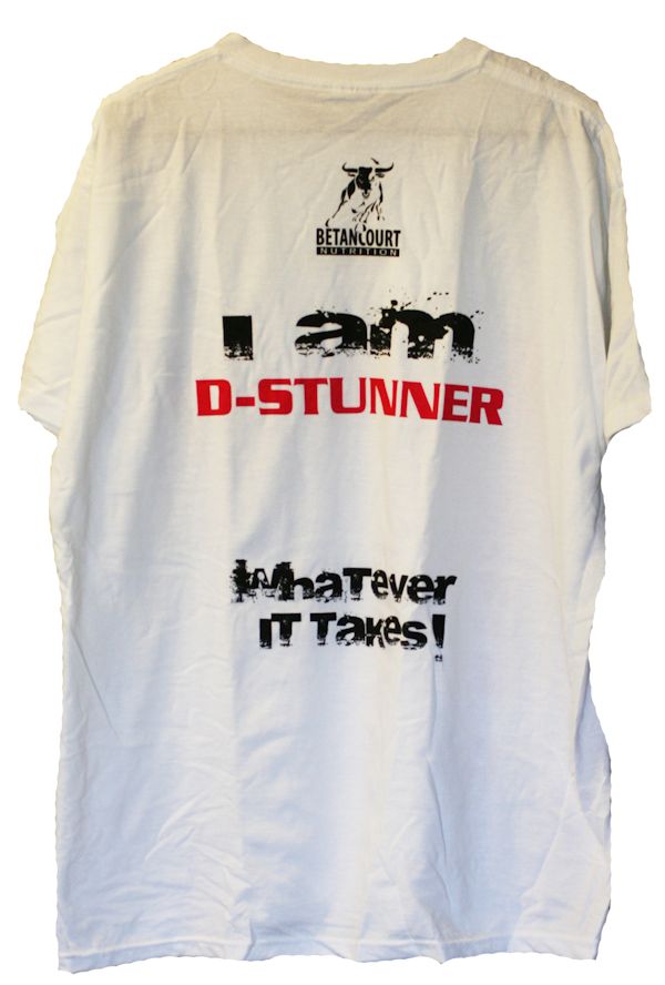 Betancourt Nutrition D-Stunner T-Shirt Plus Free Shaker Cup