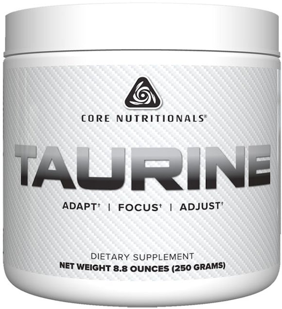 Core Nutritionals Taurine Powder|Amino Acids|Mass For Life|