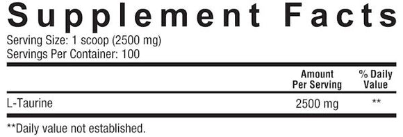 Core Nutritionals Taurine Powder|Amino Acids|Mass For Life|