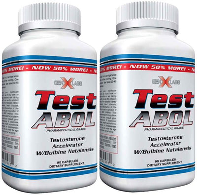 GenXLabs Test ABOL 90 caps Buy 1 Get 1 Free|Test Booster|Mass For Life|