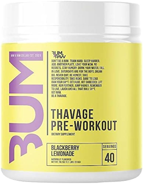 Raw Nutrition Thavage Pre-Workout G 40 servings