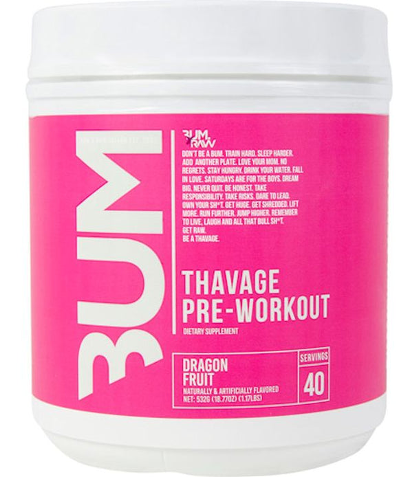 Raw Nutrition Thavage Pre-Workout 40 servings|Pre-Workout|Mass For Life|