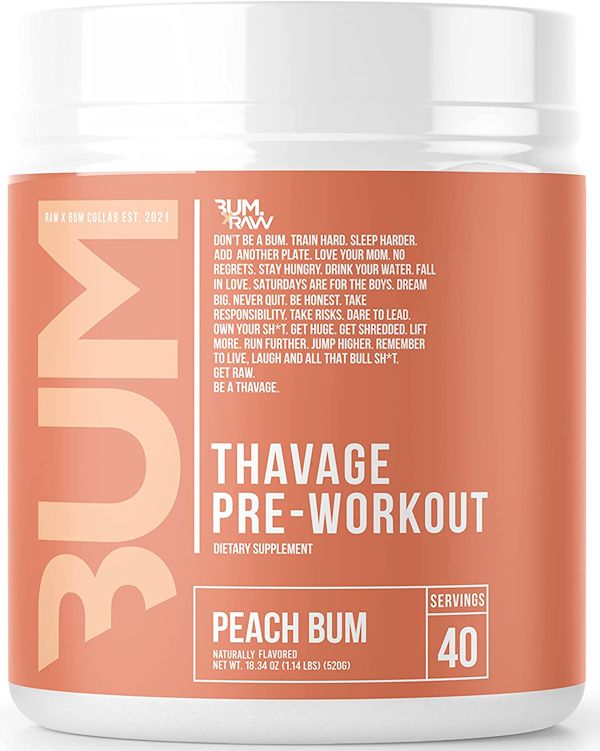 Raw Nutrition Thavage Pre-Workout C 40 servings