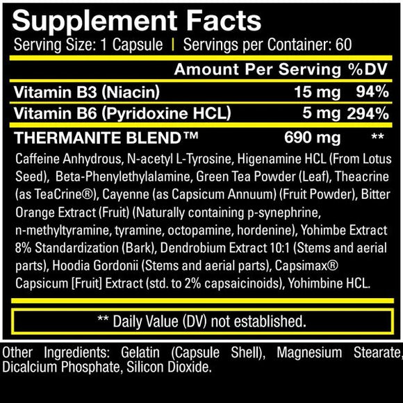 GEC TNT Thermanite Heat|Metabolism Boosters|Mass For Life|