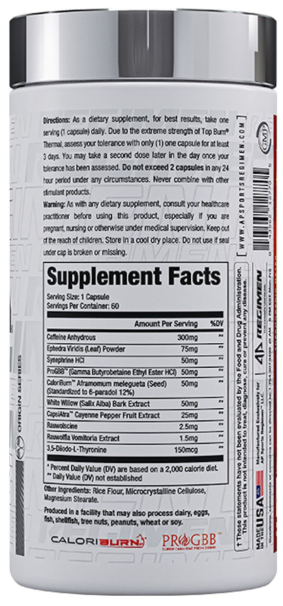 Alpha Prime Supplements Top Burn Thermal|Fat Burner|Mass For Life|