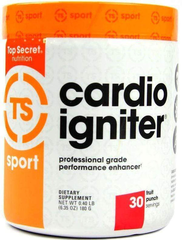Top Secret Nutrition Cardio Igniter 30 servings|Pre-Workout|Mass For Life|