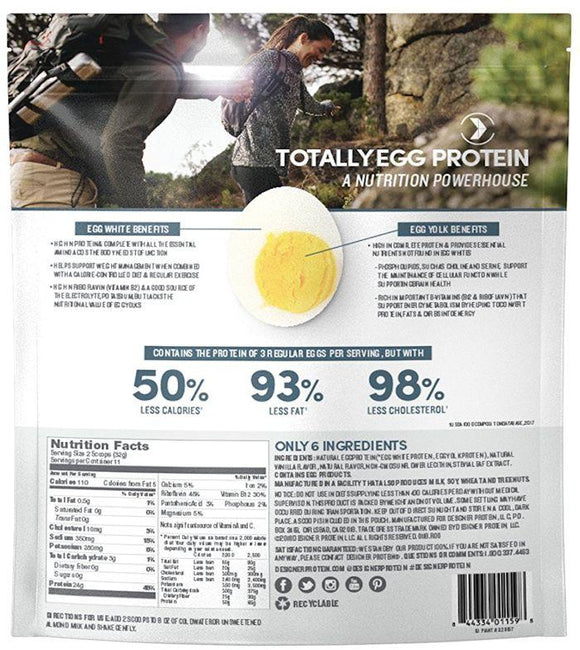 Designer Protein Totally Egg Protein Powder|Protein|Mass For Life|