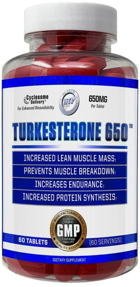 Hi-Tech Pharmaceuticals Turkesterone 650|Test Booster|Mass For Life|