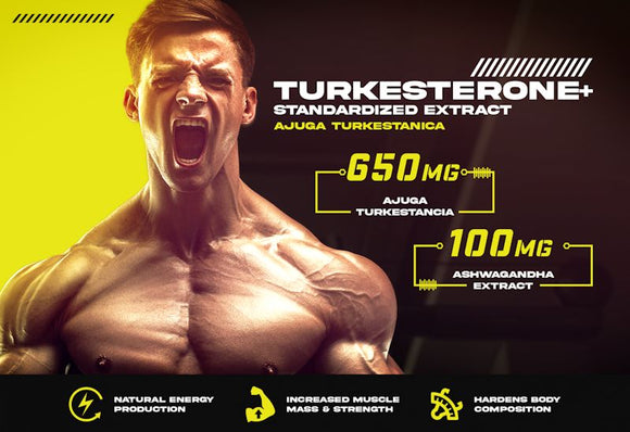 Repp Sports Turkesterone+ Lean Muscle 60 Capsules|Muscle Growth|Mass For Life|