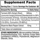 Hi-Tech Pharmaceuticals Turmeric 95 120 ct|Joint Support|Mass For Life|