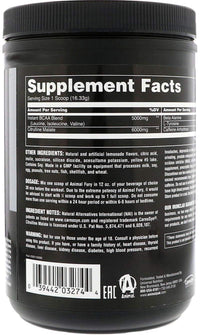 Universal Nutrition BCAA Grape Juice Universal Nutrition Animal Juiced Aminos 30 servings