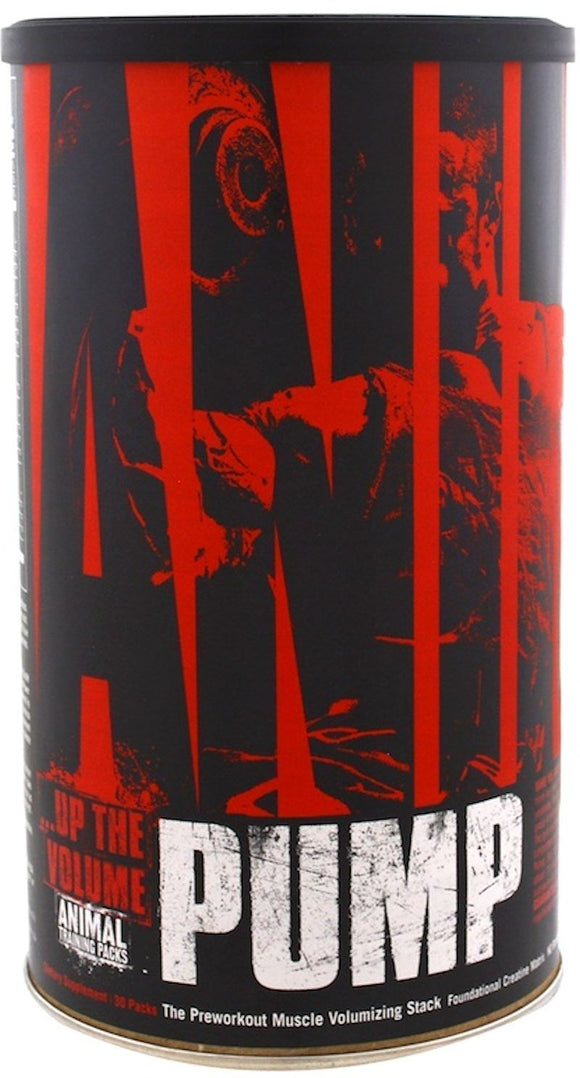 Universal Nutrition Animal Pump 30 pk|Creatine|Mass For Life|