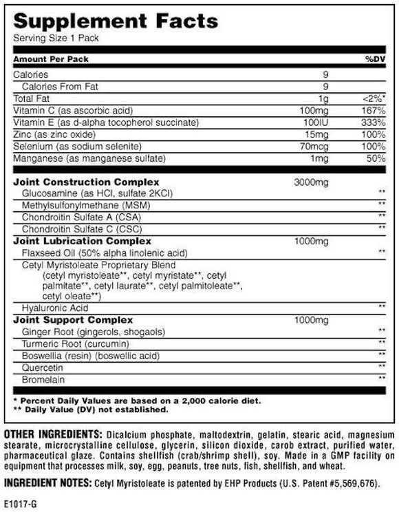 Universal Nutrition Animal Flex 44 packs|Joint Support|Mass For Life|