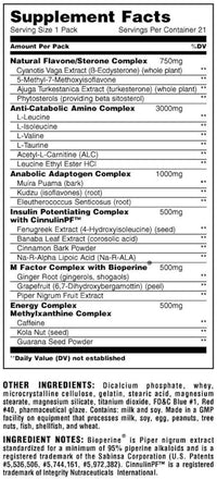 Universal Nutrition Lean Muscle Universal Nutrition Animal M-Stak 21 paks