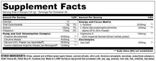 Universal Nutrition Animal Pump Pro Powder 20 servings|Muscle Pumps|Mass For Life|