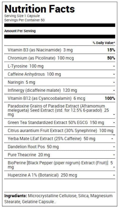 USN pHasted Kardio Ignite 50 caplets|Pre-workout|Mass For Life|