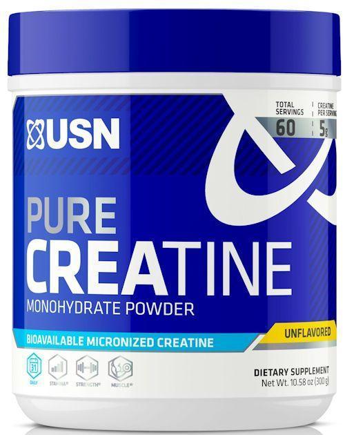 USN Pure Creatine 60 servings|Creatine|Mass For Life|