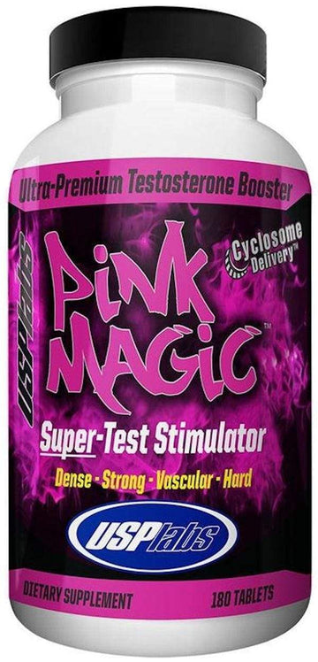 USP Labs Pink Magic Ultra Testosterone Booster 180 Caps.|Tribulus|Mass For Life|