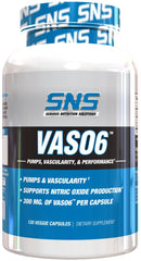 SNS Serious Nutrition Solutions Vaso6 120 caps.|Muscle Pumps|Mass For Life|