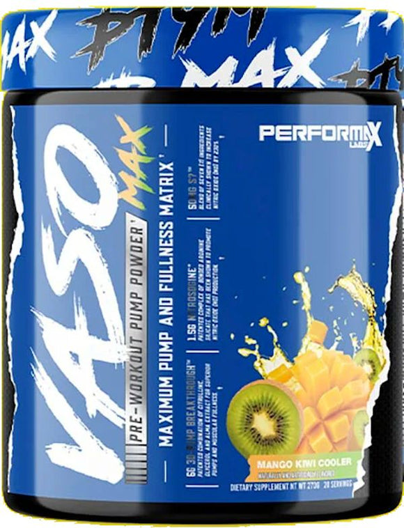 Performax Labs Vasomax Maximum Pump Matrix Pre-Workout Non-Stim|Muscle Pumps|Mass For Life|