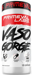 Primeval Labs Vasogorge|Muscle Pumps|Mass For Life|