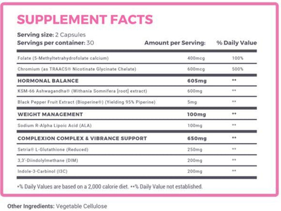 Nutritox Vibrance female balance|Women' Health|Mass For Life|