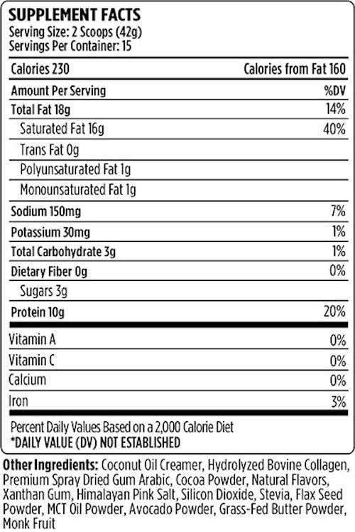 VMI Sports Keto Shake 15 servings||Mass For Life|