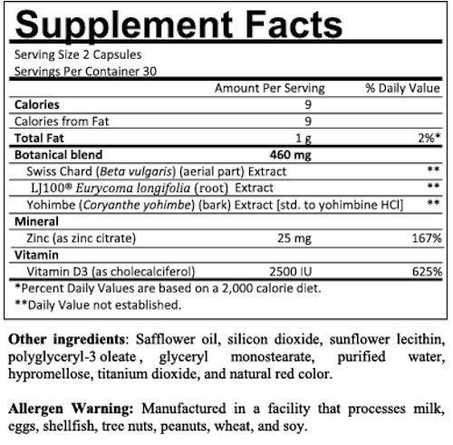 VPX Sports T-Jack Daddy 60 caps|Test Booster|Mass For Life|