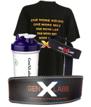 GenXLabs Weight Training Deal|Weight Training Belt|Mass For Life|