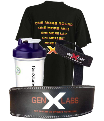 GenXLabs Weight Training Deal|Weight Training Belt|Mass For Life|