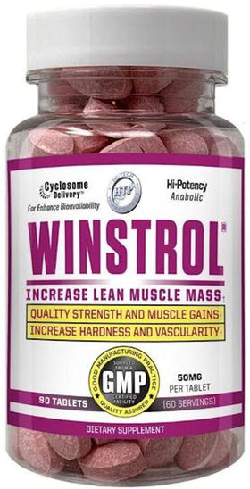 Hi-Tech Pharmaceuticals Winstrol Muscle Builder|Hardcore|Mass For Life|