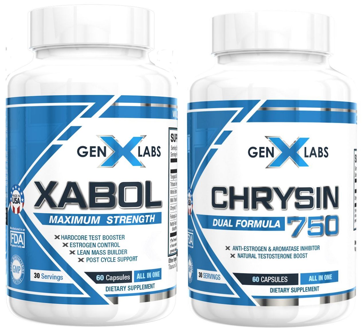 GenXLabs The Best PCT Stack Xabol with Chrysin 750