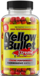 Hard Rock Supplements Yellow Bullet Xtreme Hardcore Fat Burner|Fat Burner|Mass For Life|