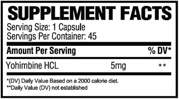 Revive MD Yohimbine HCL fat burner fact