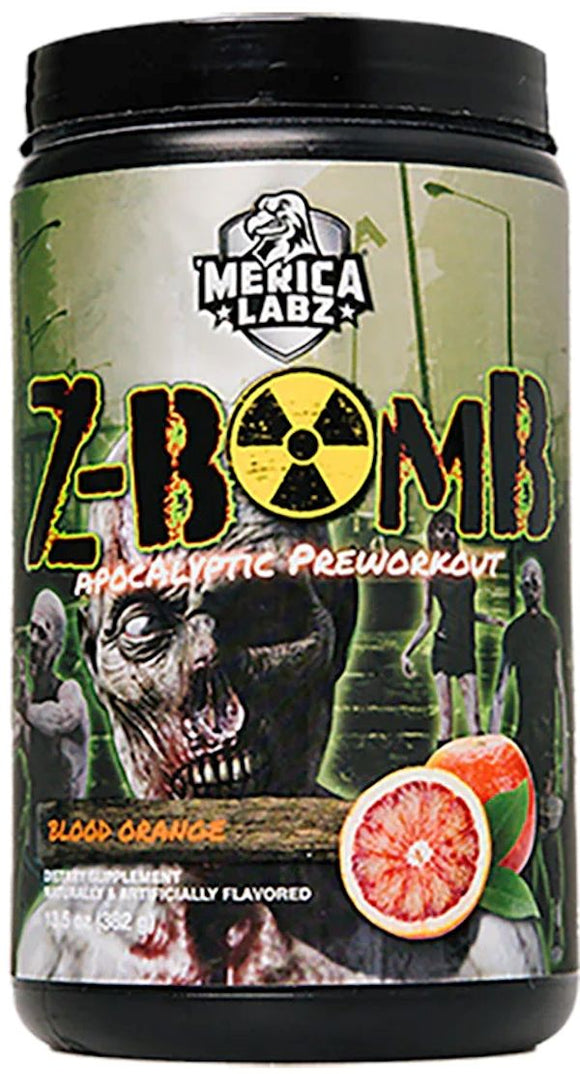 Merica Labz Z-Bomb Pre-Workout|Pre Workout|Mass For Life|